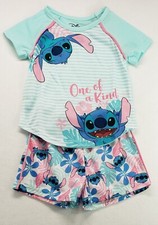 Disney Stitch "One Of A Kind" 2-Piece Pajama Set Girls' Size 4/5-New