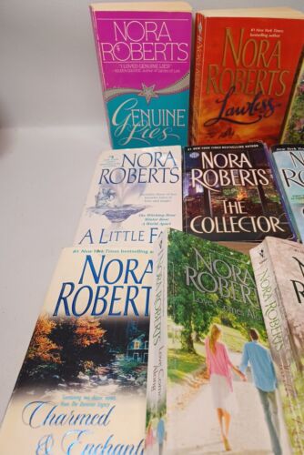 10 Lot Nora Roberts-PB "The Collector"-"Untamed"- "Lawless"-"Carolina Moon",+6 - Imagen 2 de 5