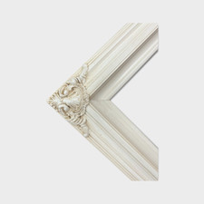 11 x 14 In Stock - Ready to Ship, Classic compo Ornate wood frame, IVORY STAIN