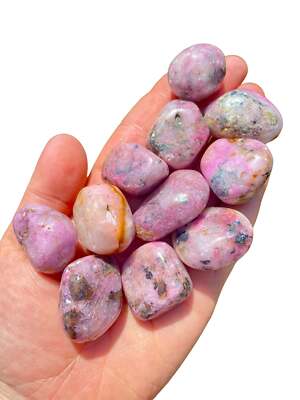 Cobalto Calcite Tumbled Stone (Grade B) Cobalto Calcite Stone from Congo, Africa