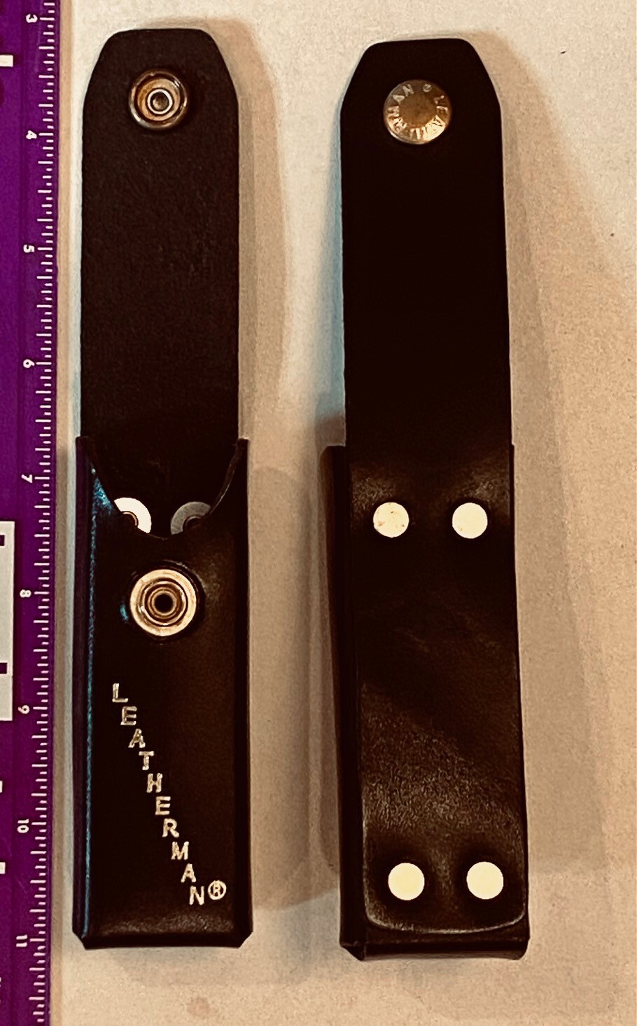 Funda/Funda de cuero para Leatherman Supertool. Nuevo OEM color marrón oscuro