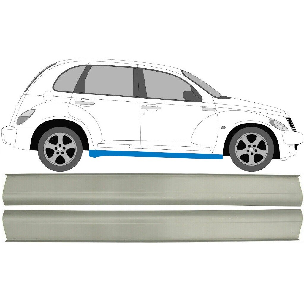 CHRYSLER PT CRUISER 2000-2010 2x SILL REPAIR PANEL ROCKER PANEL / PAIR