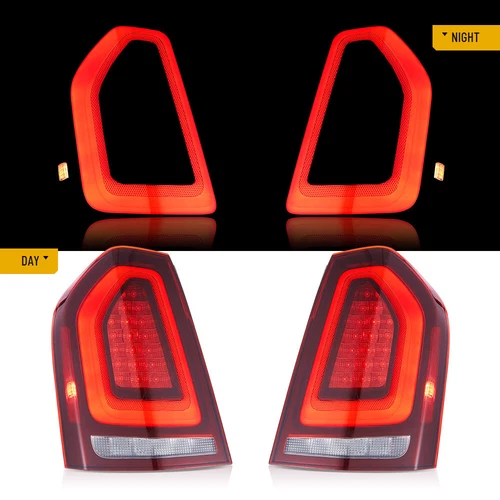 Pair VLAND For 2011-2014 Chrysler 300 RED Full LED Taillights W/ DRL Animation - Bild 10 von 16