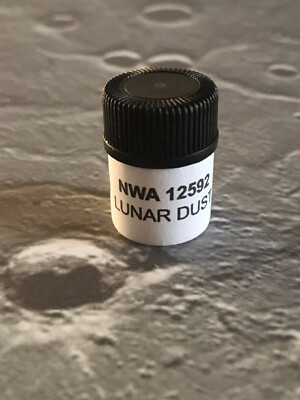 NWA 12592 Lunar Moon Meteorite Cutting Dust 0.5 gram With COA