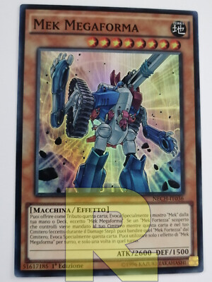 Mek Megaform / Megaform  Super Rare  NECH-IT036  1. Auflage Machine Italienisch