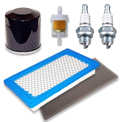 Service Kit Kawasaki 15PS FH430V FH 430V  flacher Luftfilter Zündkerze Ölfilter
