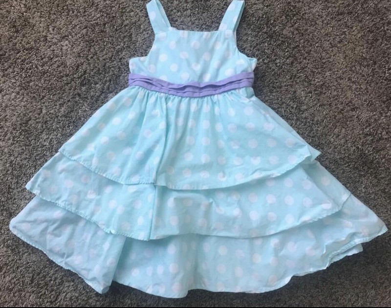 Girls Carter’s Spring Polka Dot Dress Size 4