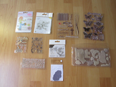 Stamp in Up grosses Sortiment Schablonen,Stempel 10 x teilw. neu