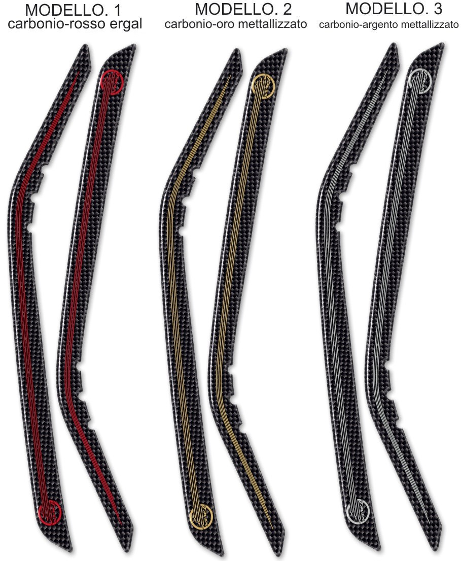 Stickers TMAX 2008-2016 Adesivi 3D Protezione Maniglie Per Yamaha TMAX 500/530 (2008-2016) - Colori Carbonio E Oro Adesivi Moto Ktm