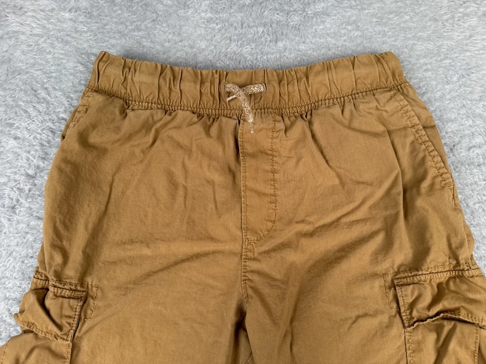 Pantalones Oshkosh B'gosh Niños 14 Beige Caqui Carga Jogger Pullon 100% Algodón 28x25 Foto 4 de 4