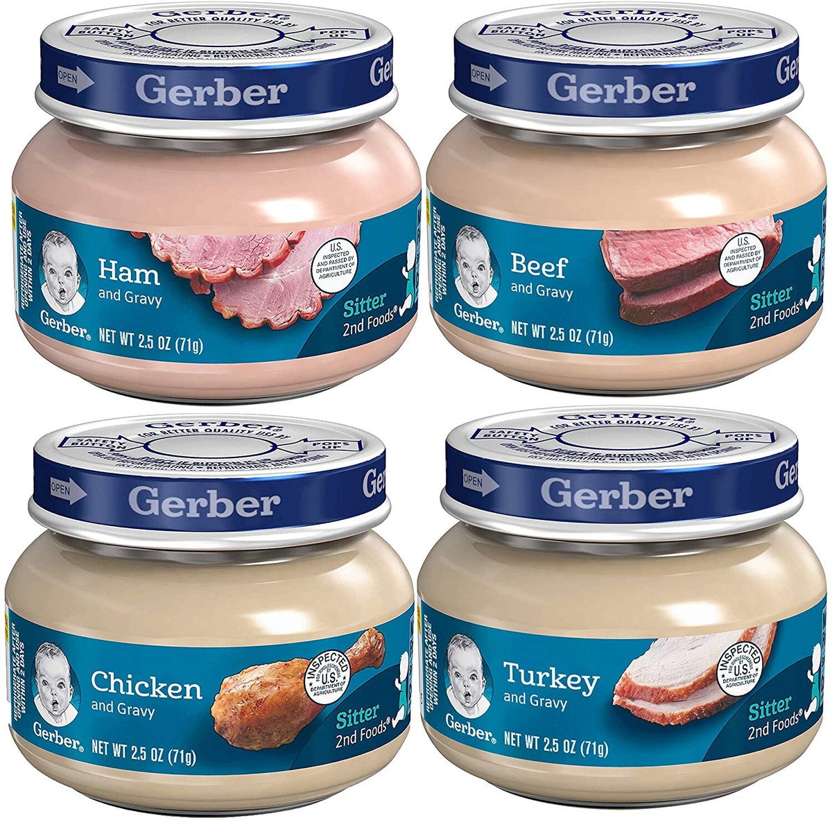 Baby Puree Gerber 2nd Foods Chicken And Gravy Clean Label Project