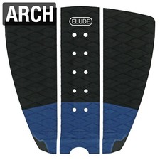 ELUDE Surfboard Traction Pad, Arch Bar, Full Size, 3M Adhesive - Blue/Black