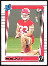 2021 Donruss Noah Gray #309    Kansas City Chiefs  1Z