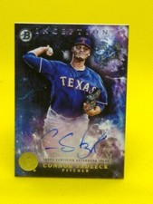 Connor Sadzeck 2016 Bowman Inception PROSPECT AUTOGRAPH #PA-CSA Texas Rangers