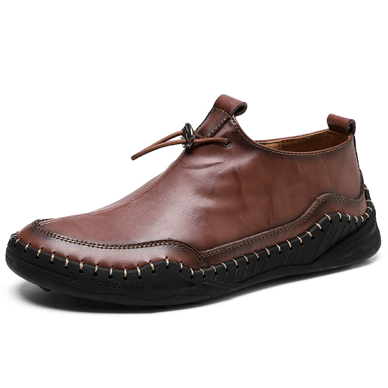 Mens Driving Moccasins Shoes Pumps Slip 