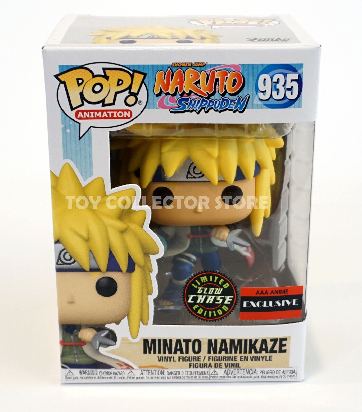 Funko Pop Naruto Shippuden Minato Namikaze w/ Rasengan GITD Chase