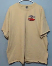 Old Ford Trucks FoMoCo Genuine Ford Parts Mens 3XL Ivory Gildan Tag Tshirt NWOT