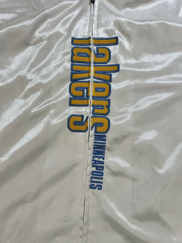 Chaqueta de calentamiento Reebok Dfunkd Hardwood Classics de Minneapolis Lakers 1949-50 XXL. Foto 3 de 4