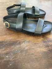 Tory Burch Double Strap Logo Sandals New Size 8.5M 🇻🇳 