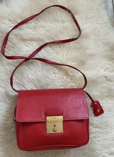 Marc Jacobs 1984 Camera Bag Red Leather Crossbody Purse Bag