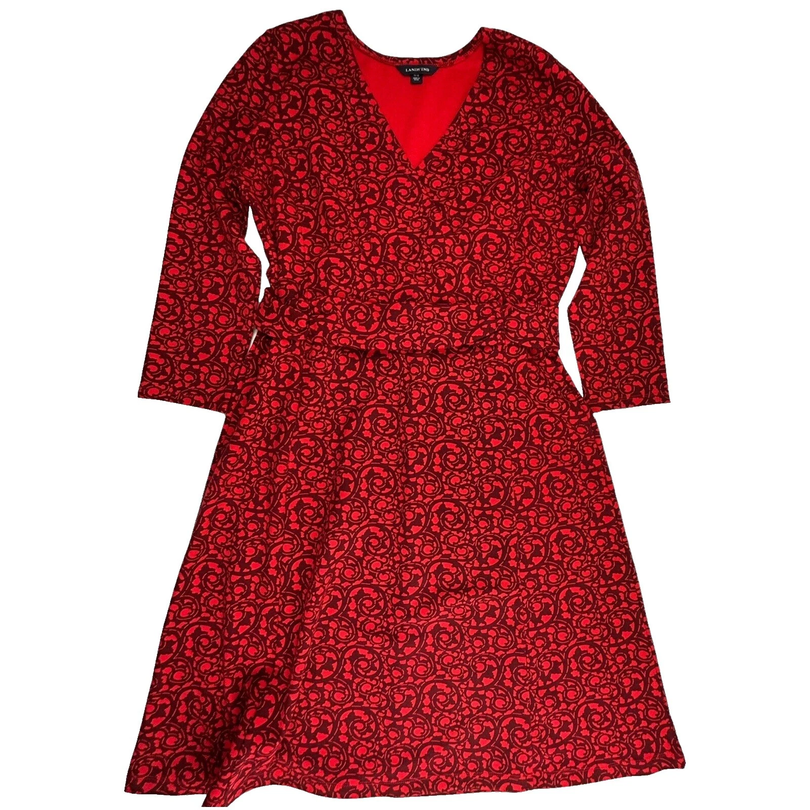 Lands' End 聚酯纤维裹身裙