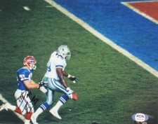 Don Beebe Signed Bills 8x10 Photo PSA A2