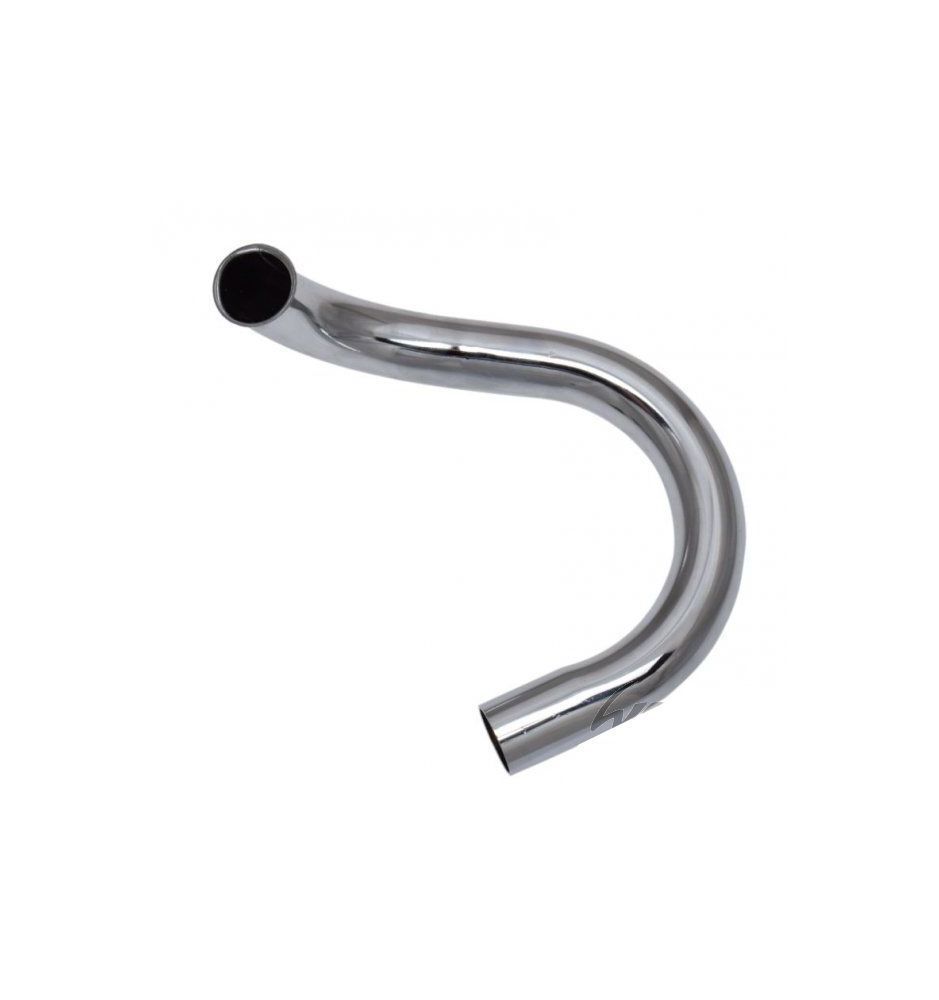 Coude d'échappement Simson SR50 en acier chromé de 28mm