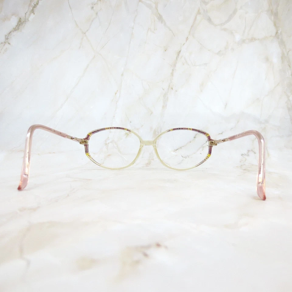 Marco de gafas Indie AMY para mujer lavanda plástico transparente borde completo ovalado 52-14-135 Foto 4 de 4