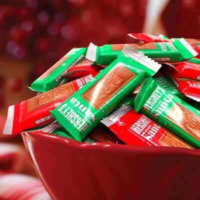 Milk Chocolate Santas Snack Size Christmas Candy