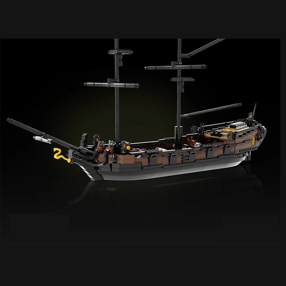 MOC-143628 Brig Ship Boat Model for Pirates Theme Series 1519 Parts - Image 2 of 3