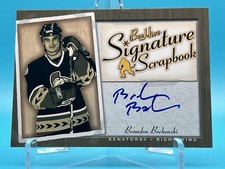 2005-06 (SENATORS) Beehive Signature Scrapbook #SSBB Brandon Bochenski Autograph