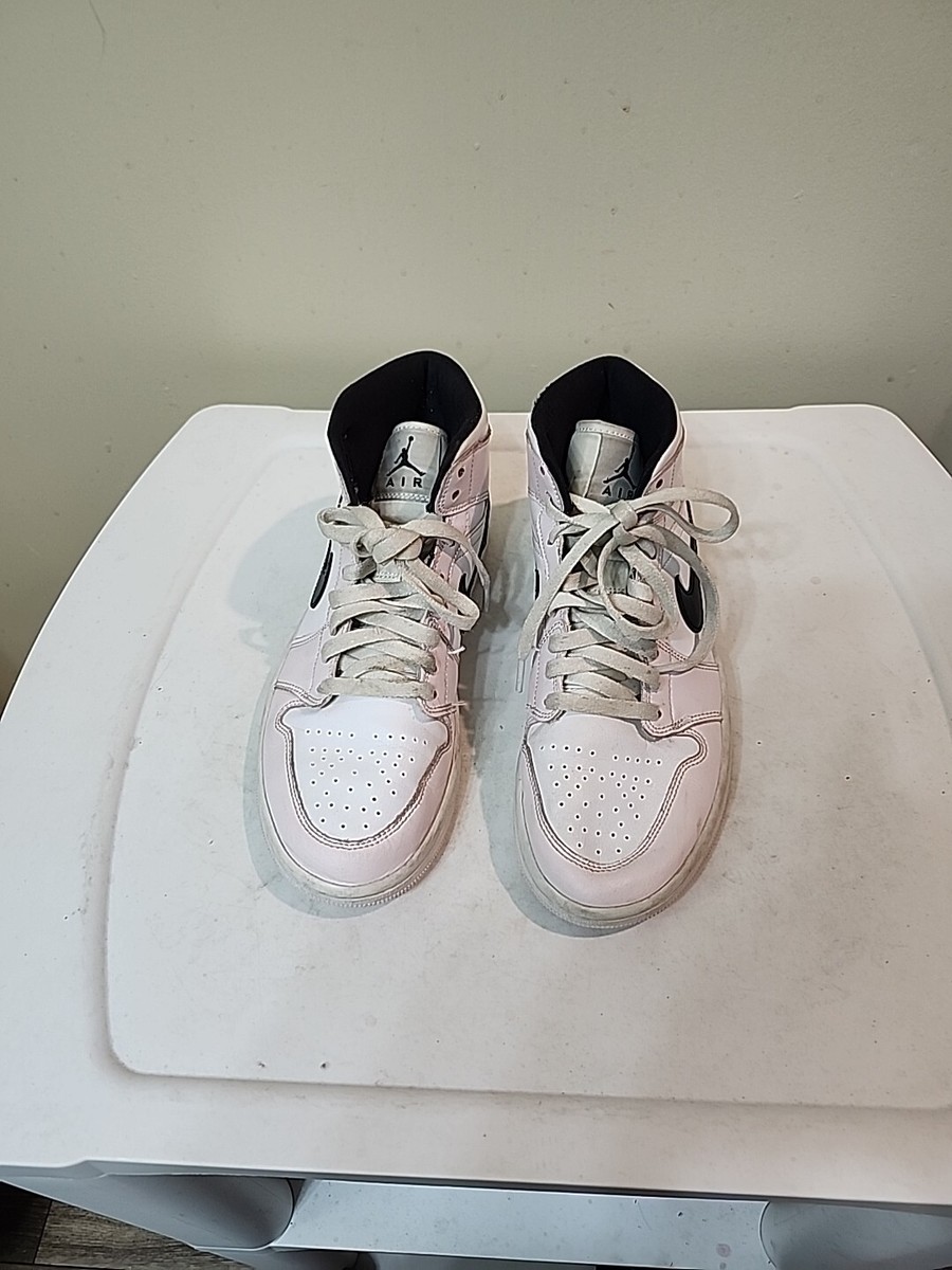 Size 9.5 - Air Jordan 1 Mid Barely Rose W 194956600602| eBay