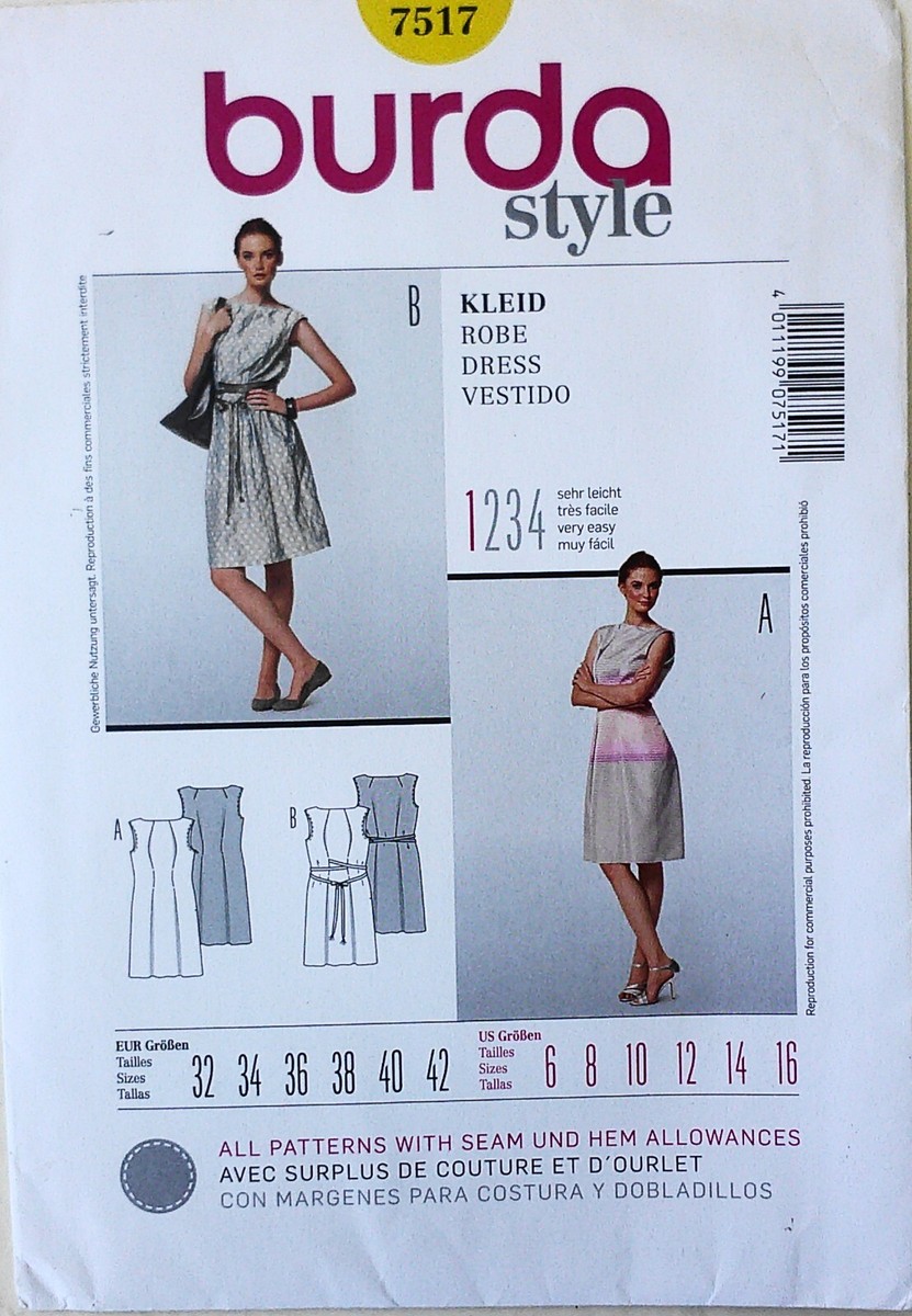 burda a line dress pattern 5/2011 A-Line Dress