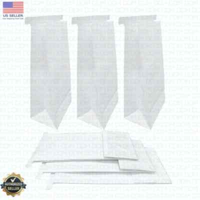 DDM Dental Lab Delivery Bags with Tin Tie Secure Closure 6''x3,5''x11''