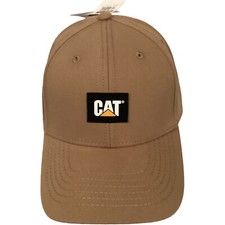 CAT Caterpillar Machinery Equipment Rubberized Patch Adjustable Cap Hat 28