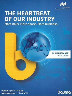 Supplier Exhibitor Directory - Bauma  - Hall Plans Visit Guide - 2019 (E8589)