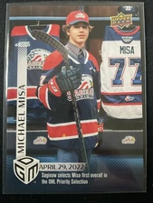 Michael Misa 2024 Upper Deck Game Dated Moments RC #1  **In Hand Ready to Ship**