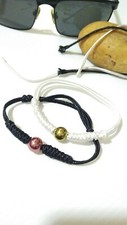 Couple Bracelets set Handmade Bangle Macrame Design Friendship Band Lovers Gift