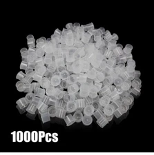 1000pcs Tattoo Ink Caps Flat Bottom Pigment Tattoo Ink Cups Small Tattoo Supplie
