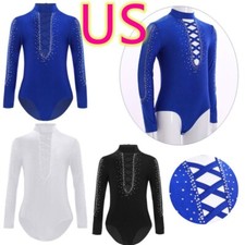 Kids Boys Gymnastics Dance Bodysuit Glittery Tank Ballet Unitard Leotards