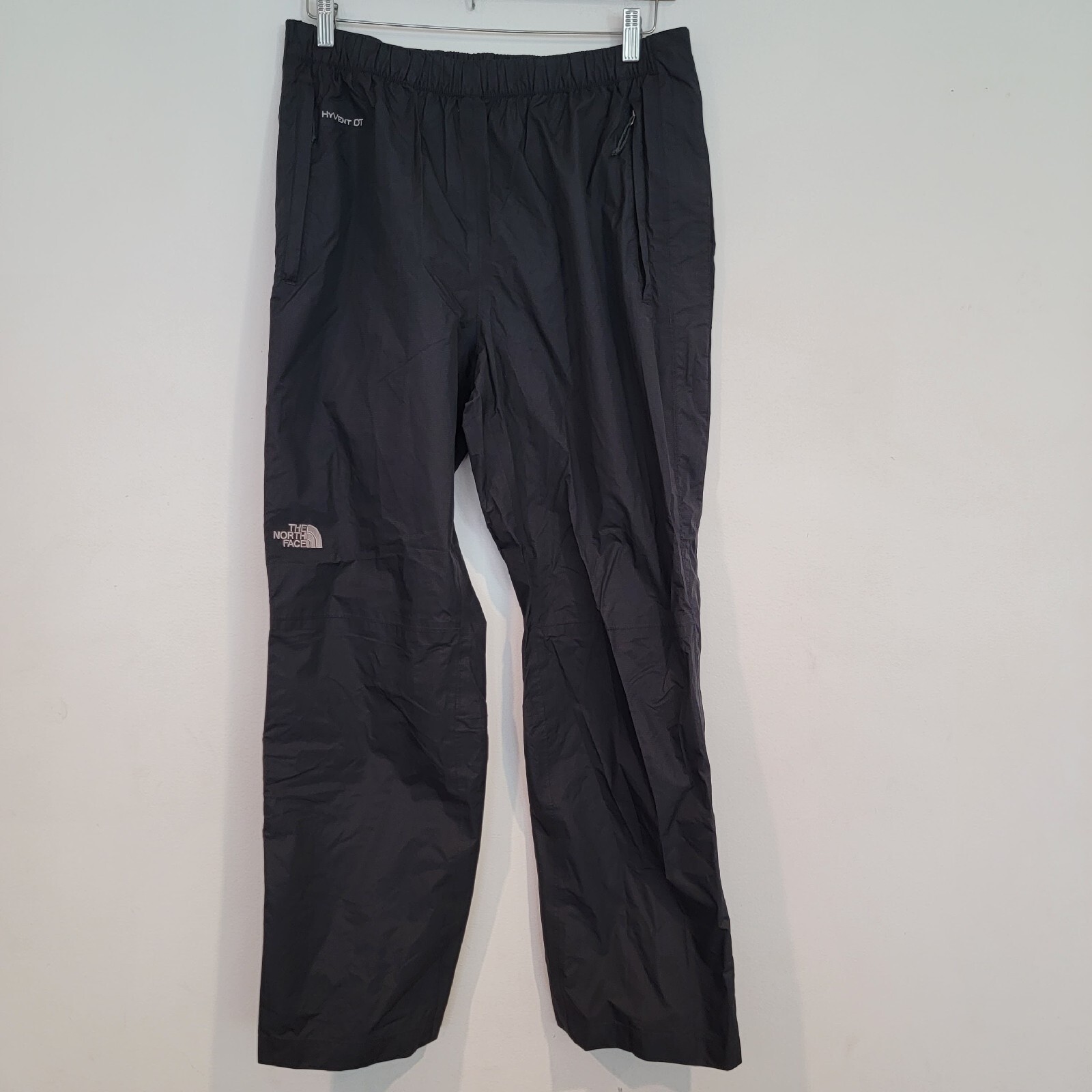 The North Face Hyvent Pants Men Large Black Cargo Snow Ski Waterproof