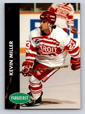 Kevin Miller 1991-92 Parkhurst #40 Detroit Red Wings