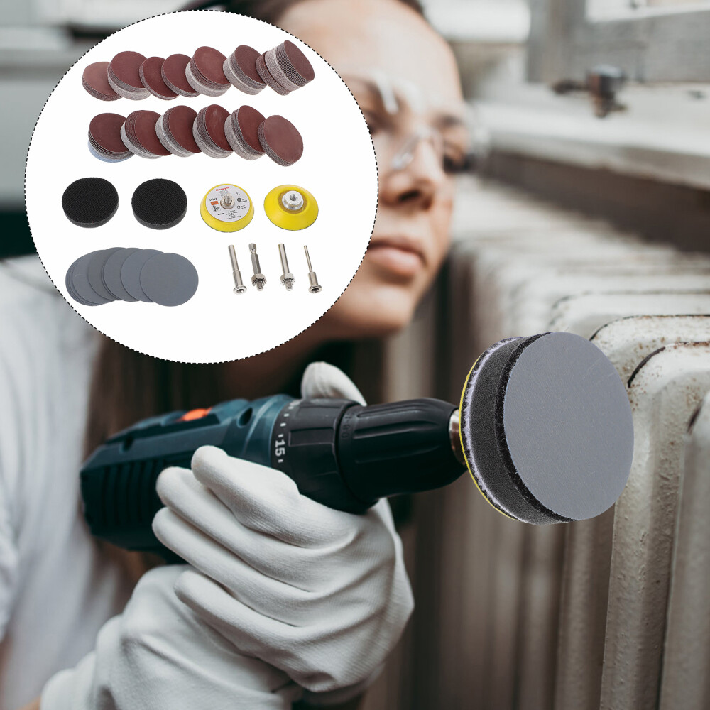 Storage Baskets Sanding Disc Set Professional Pads Practical Work-image