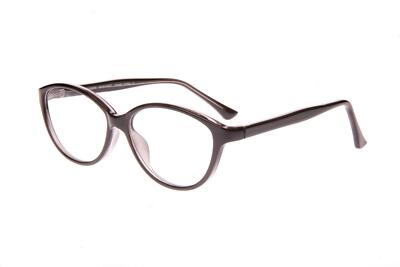 NEW CANNY VISION Black on Crystal MARGARET Eyeglasses 53mm with Case