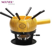 "KäSefondue-Set 6 Personen Nouvel Swiss \" Parmino \" Exklusive Limted Edition"