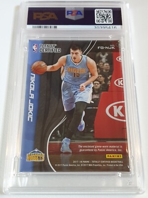 その他 NIKOLA JOKIC TOTALLY CERTIFIED RC PSA9 2024-25 Panini Totally Certified #17 Nikola Jokic On Target | eBay