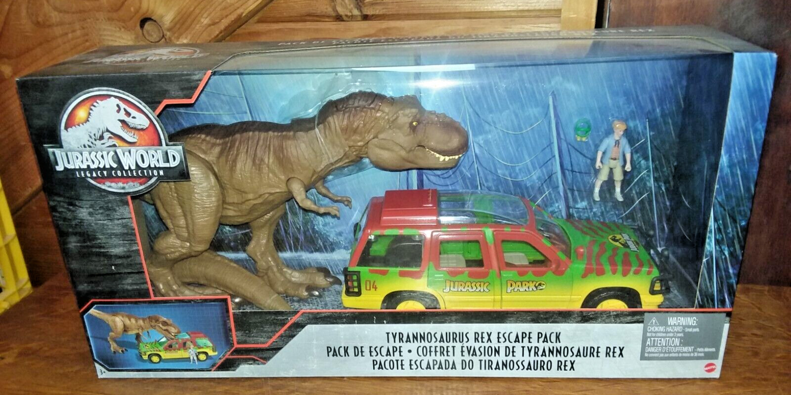 Mô Hình Khủng Long Mattel🦕Jurassic World - Legacy Collection🦕Tyrannosaurus Rex Escape Pack Target Exclusive I.2516301