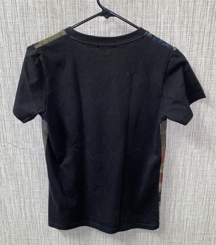 Boardwalk Mens Black V-Neck Radio Seattle T-Shirt Size S 18 In Armpit - Picture 3 of 4