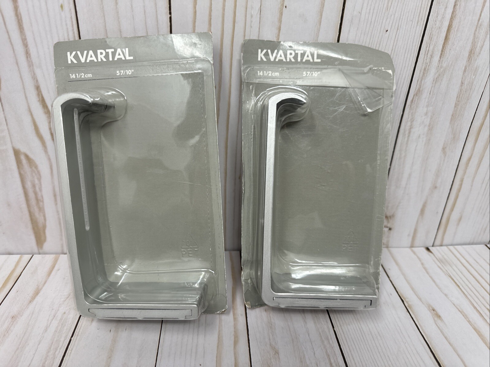 2- IKEA KVARTAL Curtain Rod Wall Mounting Ceiling Bracket 14.5cm 5 7/10”