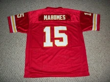 PATRICK MAHOMES Kansas City Unsigned Custom Sewn Football Jersey S-3XL All Color